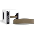 D'Lite Ceiling Light Lunelle 50cm Textile Brown | Suitable For 3x E27 
