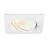 SLV New Tria 68 Spot Aluminium White Square 8.3W 750lm 60D - 930 Warm White | Cutout 68mm - Best Colour Rendering - Dimmable 