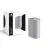 D'Lite Wall Light Vossem Metal Silver Up & Down| IP54 - Suitable for 2x GU10 