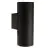 Nordlux Tin Wall Light Metal Black Up & Down | Suitable for 2x GU10