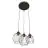 Emibig Pendant Nando Steel Black | Suitable for 3x E27 - Max 15W