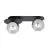 Emibig Ceiling Light Plaza Steel Black | Suitable for 2x E14 - Max 10W