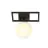 Emibig Ceiling Light Imago Steel Black | Suitable for 1x E14 - Max 10W