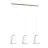 Emibig Pendant Bolero Steel White | Suitable for 3x E27 - Max 15W