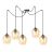 Emibig Pendant Level Steel Black | Suitable for 5x E27 - Max 15W