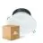 Multipack 4x Philips LED Downlight Coreline DN142B Aluminium White 19.2W 2300lm 60D - 830 Warm White | Cutout 200mm - IP20 - White Reflector