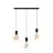 Calex XXL Gold Filament Complete Set - Including 3 XXL Bulbs + Cordset Rectangular base