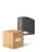 Multipack 4x D'Lite Wall Light Vossem Aluminium Black | IP54 - Suitable For 1x GU10