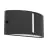Eglo Wall Light Poggiarello Black | IP54 - Suitable for 1x E14