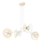 Emibig Pendant Skiva Steel White | Suitable for 4x E27 - Max 15W