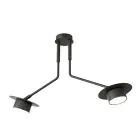 Emibig Ceiling Light Mizu Steel Black | Suitable for 2x GX53 - Max 12W